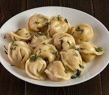 Пельмени Домашние с говядиной и свининой и сливочным маслом