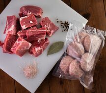 Зразы рубленые мясные с луком и яйцом полуфабрикат