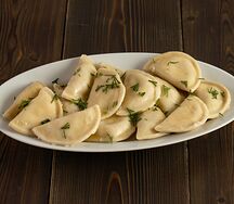 Пельмени Креветка с курицей и сливочным маслом