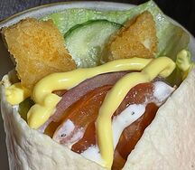 Ролл с хрустящей курочкой