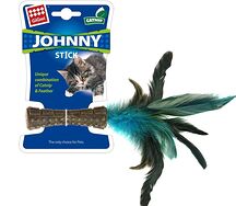 GiGwi Catnip Johnny Stick բնական փետուրով և կատվախոտով