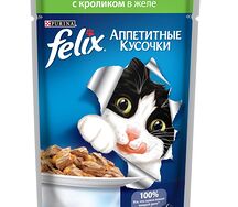 Felix Adult կատվի կեր նապաստակի մսով