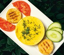 Домашние котлеты с картофельным пюре