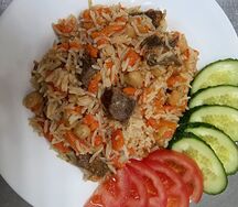 Плов с говядиной