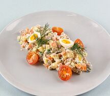 Мясной оливье