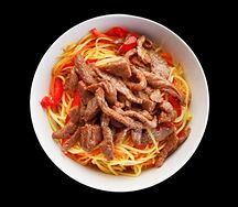 Вок Яичная лапша с говядиной