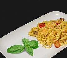 Паста Том ям с морепродуктами