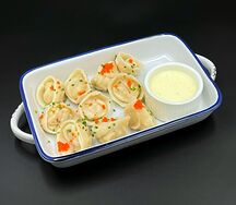 Пельмени с крабом