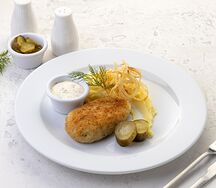 Рыбная котлета