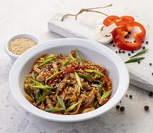 Лапша с овощами