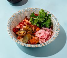 Айдахо с чоризо и беконом