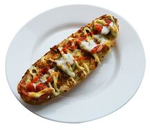Багет с курицей