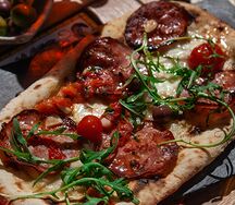 Фокачча с салями