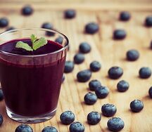 Черничный морс