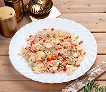 Жаренный рис яйцом