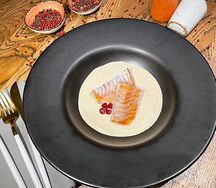 Треска с соусом баже