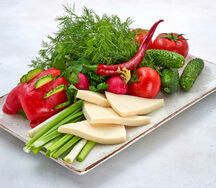 Овощная тарелка