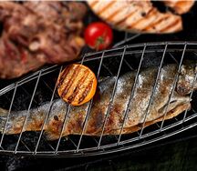 Речная форель на мангале