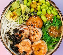 Поке боул с креветкой