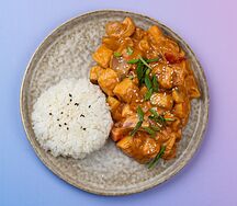 Лосось в соусе том ям