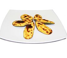 Запеченные мидии киви
