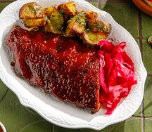 Свиные ребра с картофелем