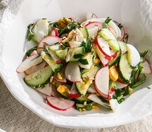 Салат с грядки