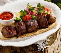 Шашлык из мякоти ягненка