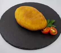 Жареный пирожок с печенью