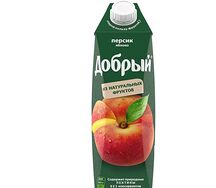 Сок персик 1л