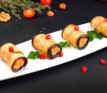 Рулет из баклажанов