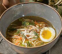Лапша из курицы
