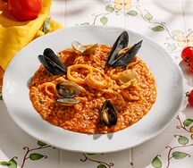 Ризотто с морепродуктами