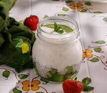 Домашний йогурт с киви