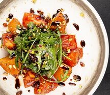 Салат с печёной тыквой