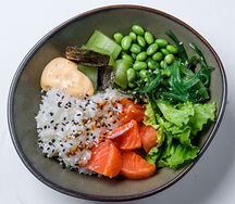 Поке с лососем