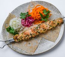 Люля-кебаб из цыпленка с сыром