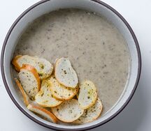 Суп-пюре из белых грибов