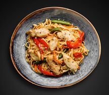 Вок c курицей