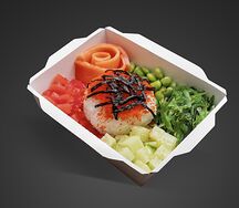 Поке с лососем