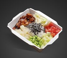 Поке с курочкой терияки