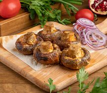 Грибы на мангале