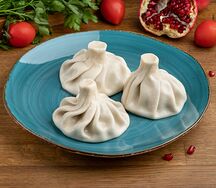 Хинкали с говядиной и свининой