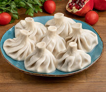 Хинкали с говядиной и свининой