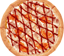 Пицца Чикен Барбекю 30см тонкая