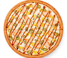 Пицца Острый Цыпленок терияки с ананасом 40см