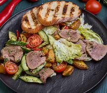 Салат Айриш вилладж с языком