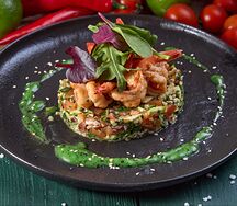 Салат Табуле с креветками