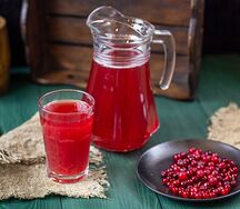 Морс клюквенный