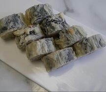 Жаренный с лососем